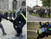 UK Violence / Tensions Escalate in Plymouth During Anti immigration Prote…